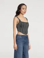 Stretch Denim Corset