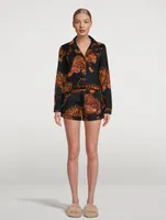 Signature Cotton Short Pajama Set Rayas Print