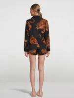 Signature Cotton Short Pajama Set Rayas Print
