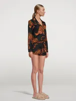 Signature Cotton Short Pajama Set Rayas Print