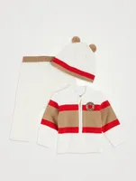 Three-Piece Wool-Blend Baby Gift Set