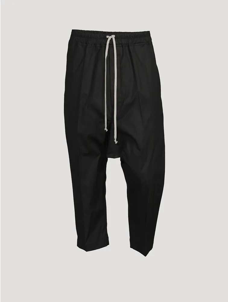 Drawstring Cropped Pants