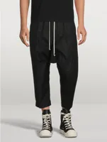 Drawstring Cropped Pants