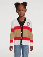 Icon Stripe Wool-Blend Cardigan