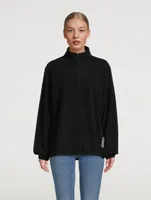 Half-Zip Fleece Sweatshirt