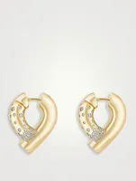 Oera 18K Gold Earrings With Diamonds