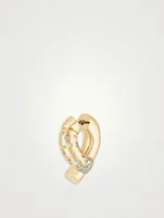 Oera 18K Gold Earrings With Diamonds