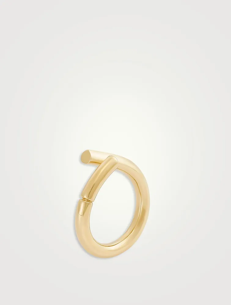 Oera 18K Gold Ring With Diamond