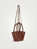 Le Petit Panier Soli Leather Basket Bag