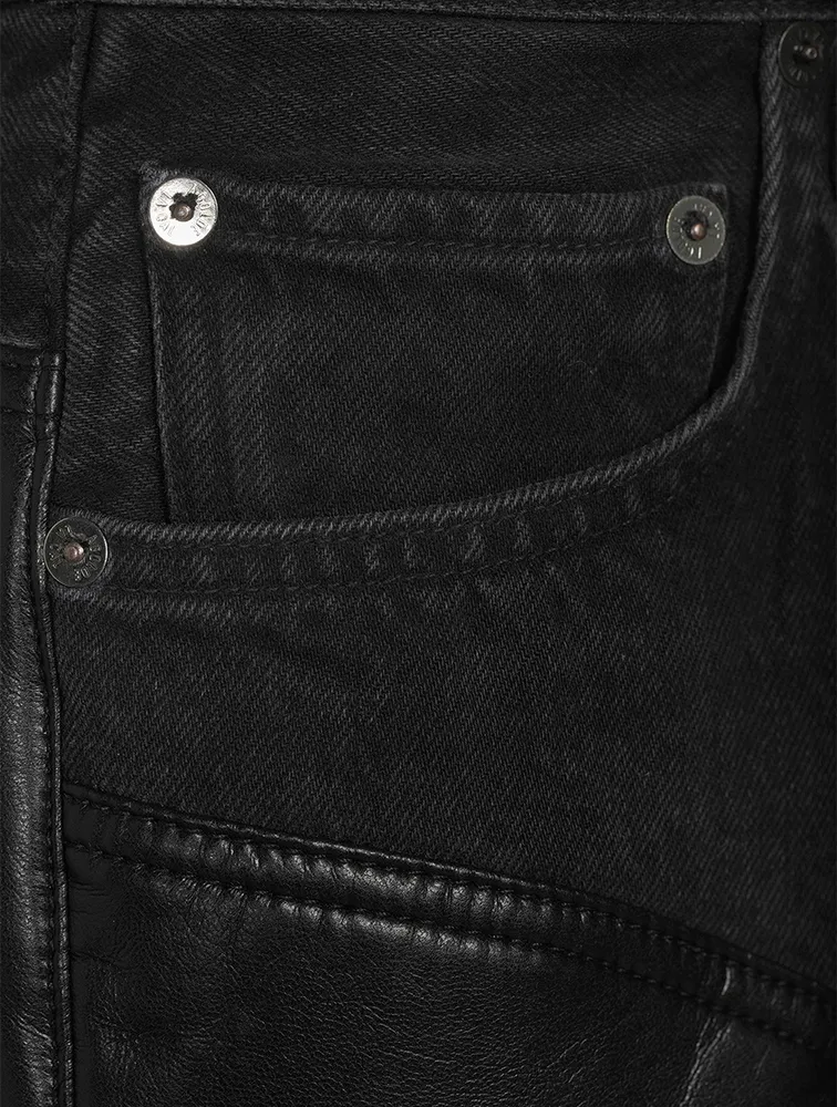 Harley Recycled Leather Jeans