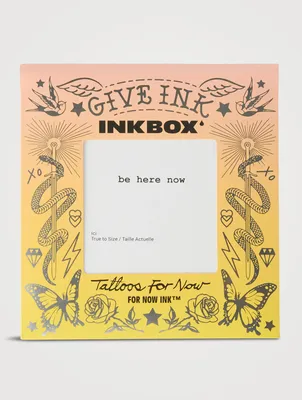 Ici Be Here Now Temporary Tattoo