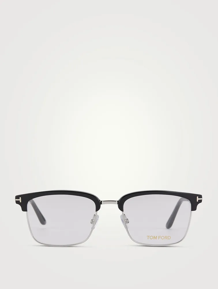 Square Optical Glasses With Blue Block Lenses