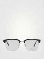 Square Optical Glasses With Blue Block Lenses