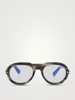 Aviator Optical Glasses With Blue Block Lenses