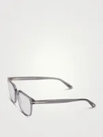 Square Optical Glasses With Blue Block Lenses