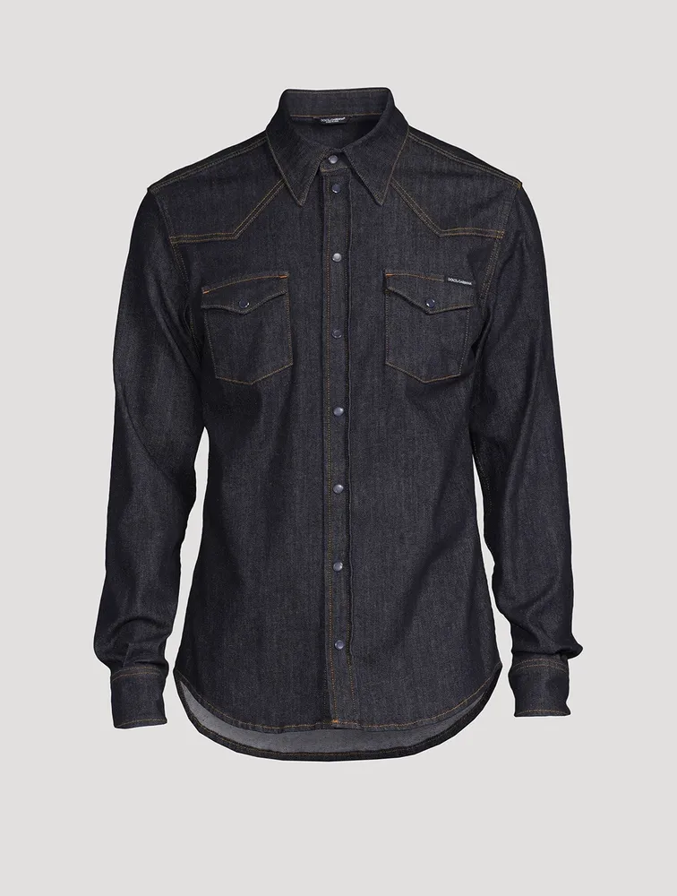 Stretch Denim Shirt