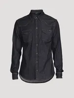 Stretch Denim Shirt