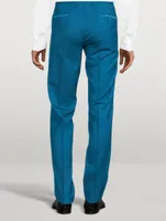 Stretch Wool Tuxedo Trousers