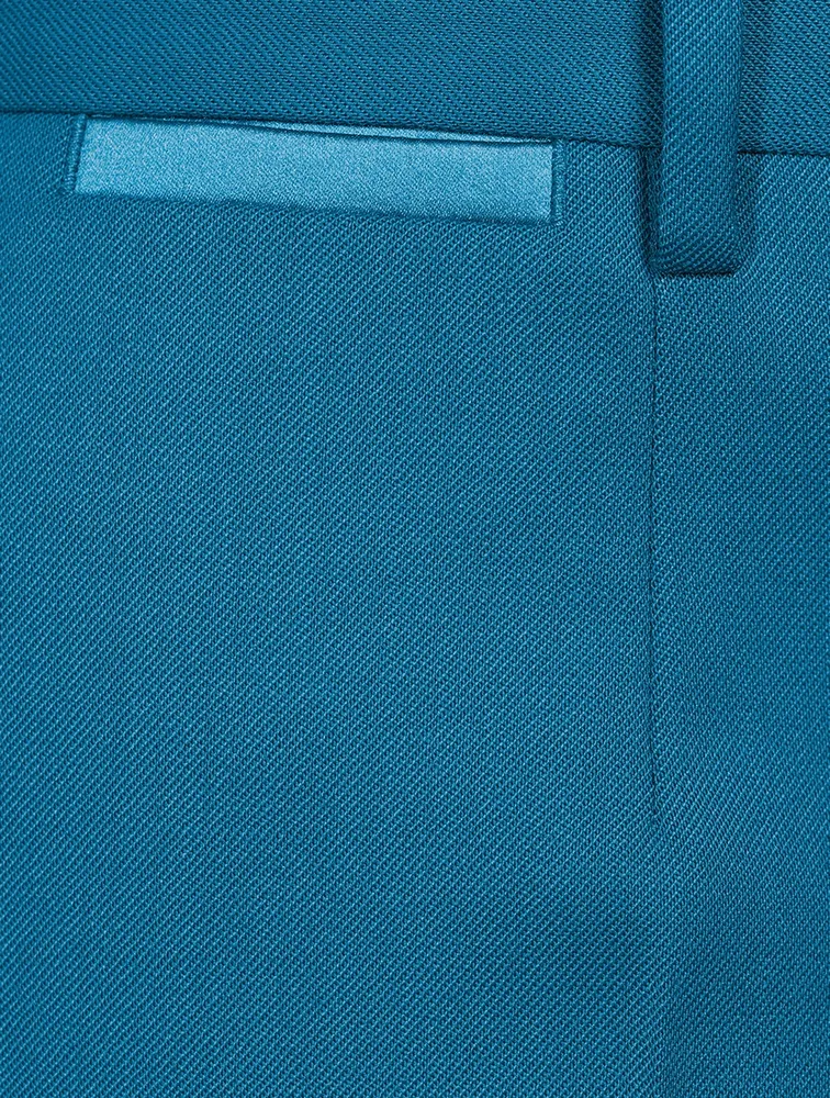 Stretch Wool Tuxedo Trousers