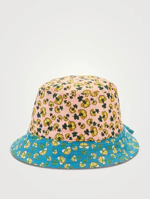 Cotton Reversible Bucket Hat