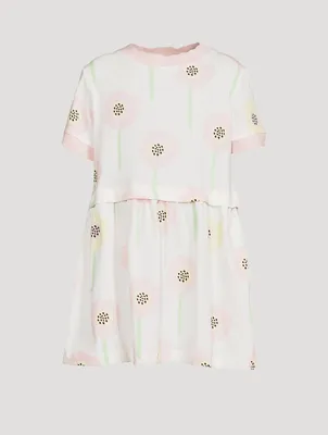 Cotton Jersey Dress Floral Print
