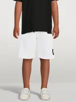 Jersey Shorts With Logo Embroidery