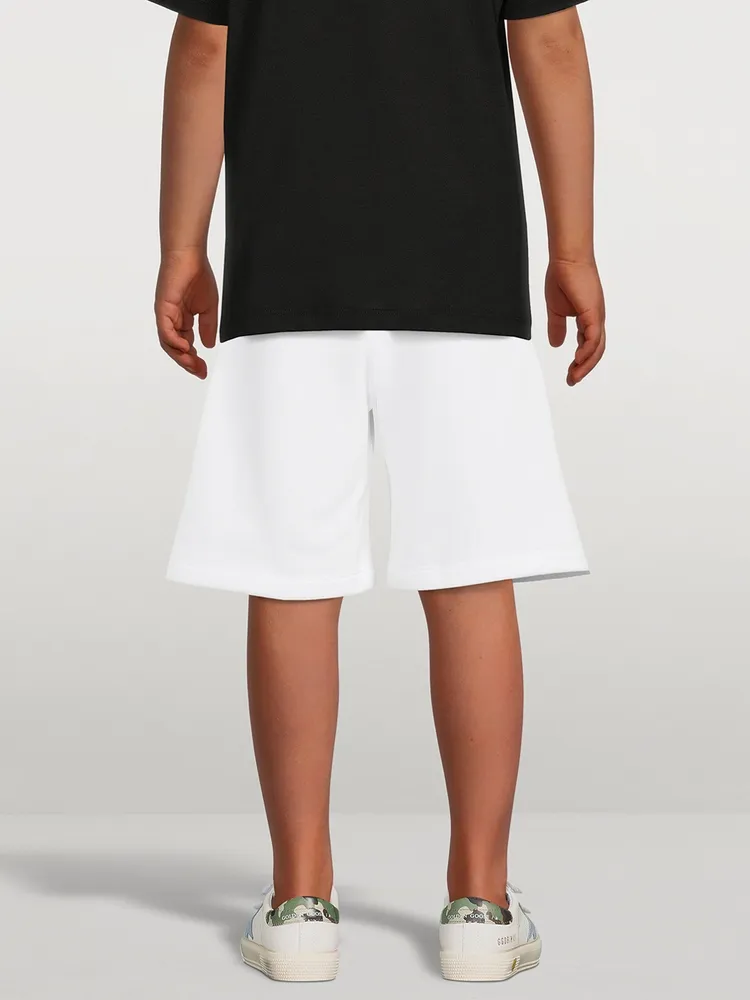 Jersey Shorts With Logo Embroidery