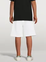 Jersey Shorts With Logo Embroidery