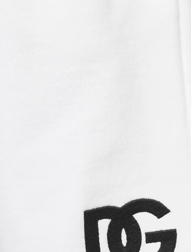 Jersey Shorts With Logo Embroidery