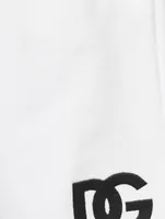 Jersey Shorts With Logo Embroidery