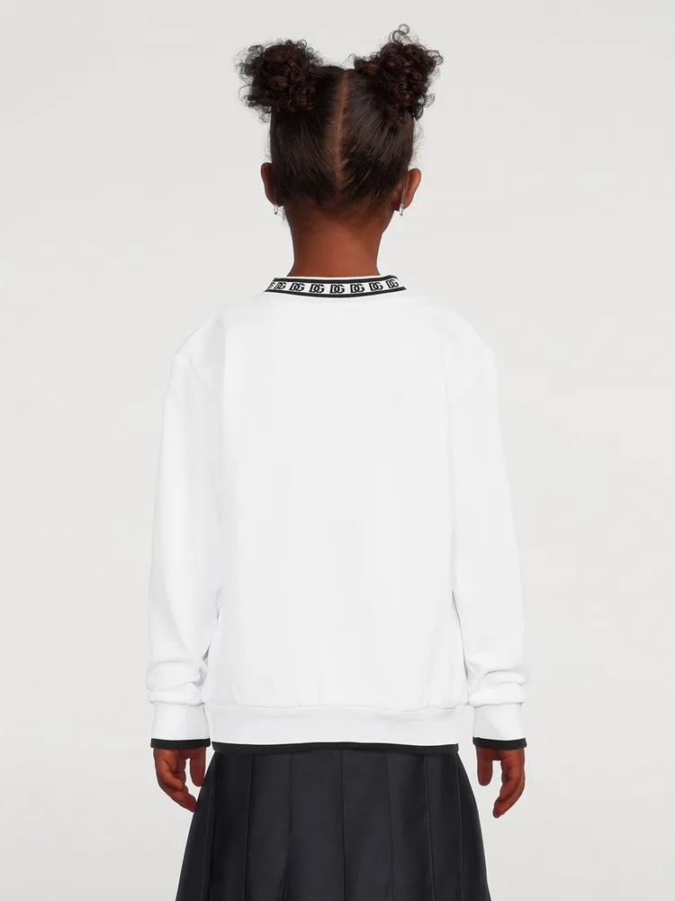 Cotton Logo Sweatshirt