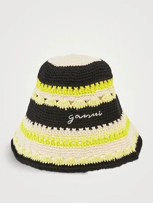 Cotton Crochet Bucket Hat