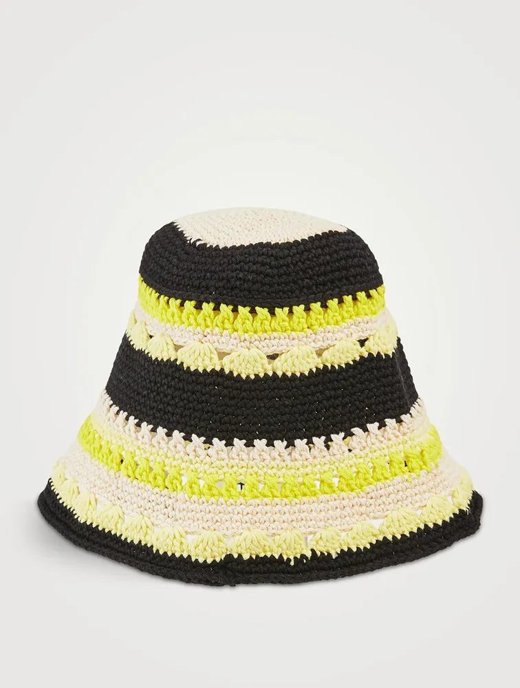 Cotton Crochet Bucket Hat