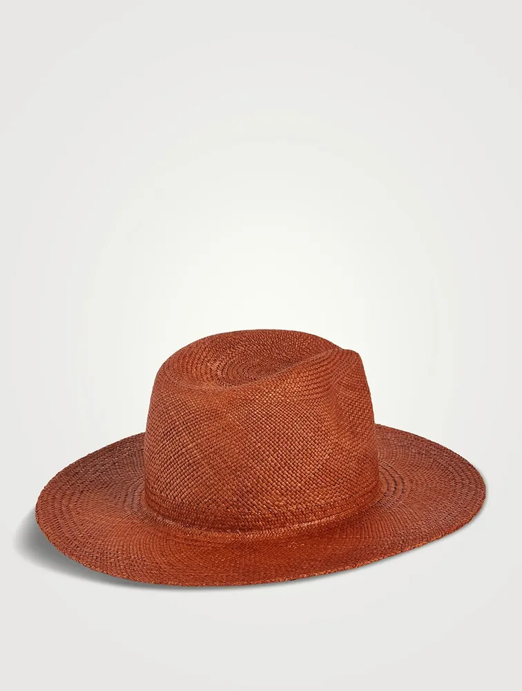 Monogram-Embellished Fedora Hat