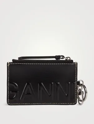 Banner Leather Zip Coin Purse