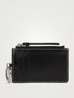 Banner Leather Zip Coin Purse