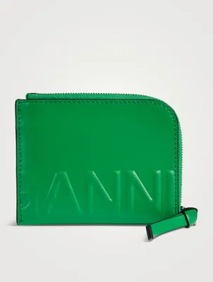 Banner Leather Card Holder