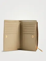 Medium Bi-Fold Leather Zip Wallet