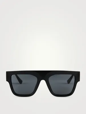 90s Vintage Logo Square Sunglasses
