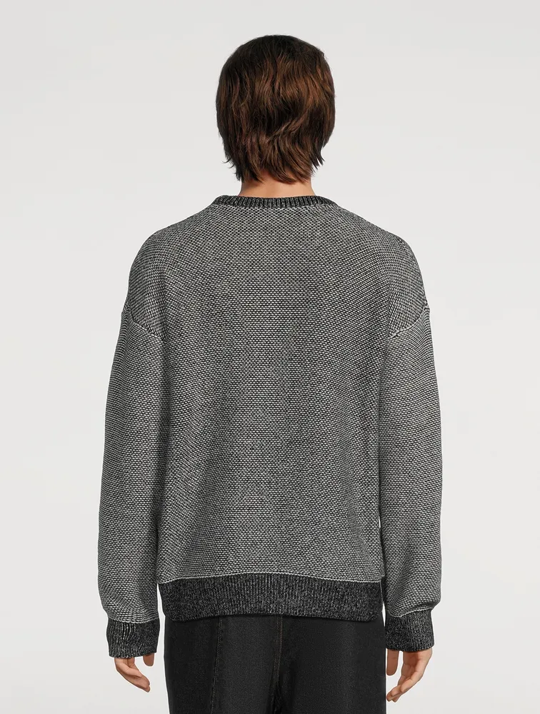 Anagram Wool Jacquard Sweater