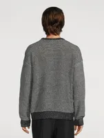 Anagram Wool Jacquard Sweater