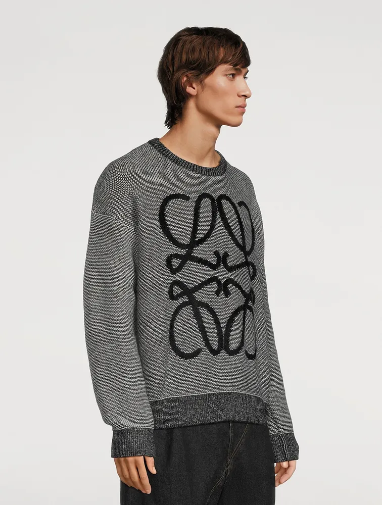 Anagram Wool Jacquard Sweater