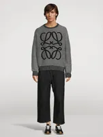 Anagram Wool Jacquard Sweater