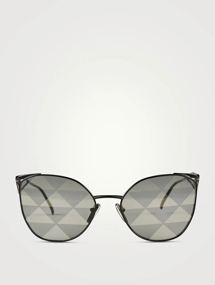 Symbole Cat Eye Triangle Lens Sunglasses