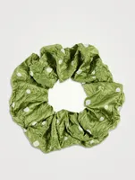 Crinkled Satin Scrunchie