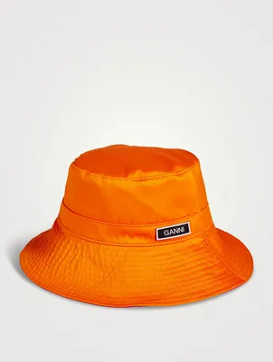Recycled Tech Bucket Hat Satin