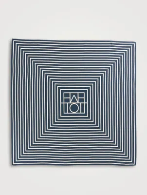 Silk Signature Monogram Scarf