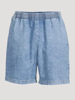 Soft Denim Shorts