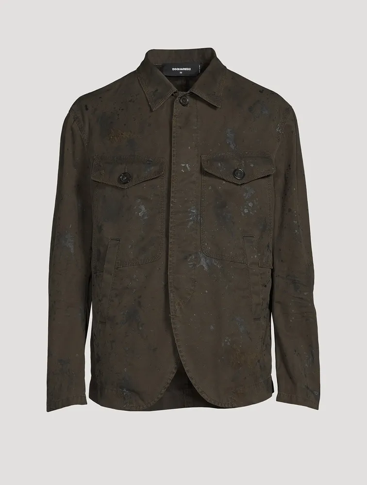 Drawstring Trench Jacket