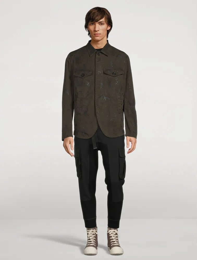 Drawstring Trench Jacket